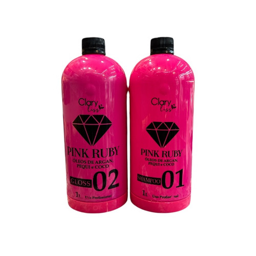 کراتین پینک روبی با شامپو قبل