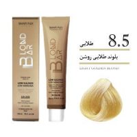 رنگ مو بلوندبار بلوندطلایی روشن 8/5